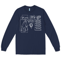 Navy modest Long Sleeve Tee - artisFamous
