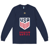 Navy uswnt unisex Long Sleeve Tee - artisFamous