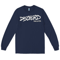 Navy Discord American Label Record Long Sleeve Tee - artisFamous