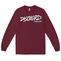 Burgundy Discord American Label Record Long Sleeve Tee - artisFamous