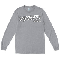 Heather Grey Discord American Label Record Long Sleeve Tee - artisFamous
