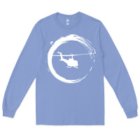 Colony Blue helicopter Long Sleeve Tee - artisFamous