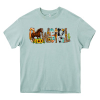 Arona Cowgirl Horse Min Heavy Core Tee - CowCowDesign