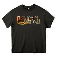 Asphalt Cowgirl Horse Min Heavy Core Tee - CowCowDesign