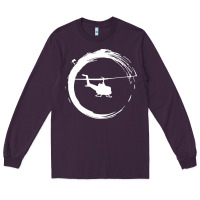 Plum helicopter Long Sleeve Tee - artisFamous
