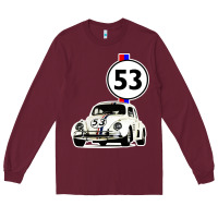 Burgundy herbie 53 Long Sleeve Tee - artisFamous