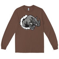 Chestnut Rhino Long Sleeve Tee - artisFamous