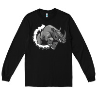 Black Rhino Long Sleeve Tee - artisFamous