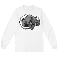 White Rhino Long Sleeve Tee - artisFamous