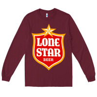 Burgundy lone star beer Long Sleeve Tee - artisFamous