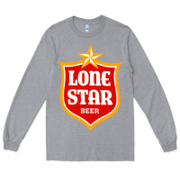 Heather Grey lone star beer Long Sleeve Tee - artisFamous