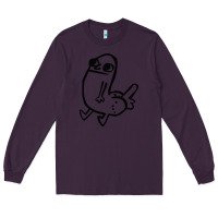 Plum Dickbutt Long Sleeve Tee - artisFamous