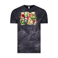Cloud Black warm and cozy donkey Vintage Tee - FaDigitalArtStudio