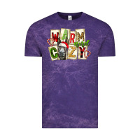 Cloud Purple warm and cozy donkey Vintage Tee - FaDigitalArtStudio