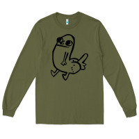 Army Green Dickbutt Long Sleeve Tee - artisFamous