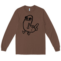 Chestnut Dickbutt Long Sleeve Tee - artisFamous
