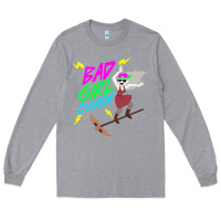 Heather Grey BAD GIRL COVEN - THE OWL HOUSE Long Sleeve Tee - artisFamous