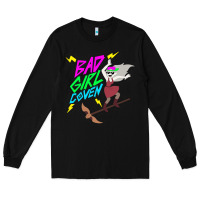 Black BAD GIRL COVEN - THE OWL HOUSE Long Sleeve Tee - artisFamous
