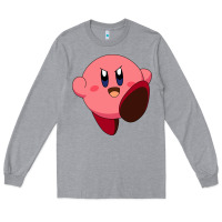 Heather Grey Kirby's Adventure Long Sleeve Tee - artisFamous