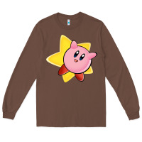 Chestnut Kirby's Adventure Long Sleeve Tee - artisFamous