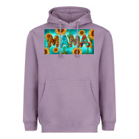 Lavender western mama with sunflowers and cactus Heavyweight Hoodie - RanaPortraitStore