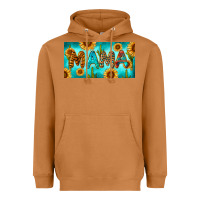 Meerkat western mama with sunflowers and cactus Heavyweight Hoodie - RanaPortraitStore