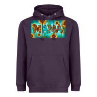 Plum western mama with sunflowers and cactus Heavyweight Hoodie - RanaPortraitStore