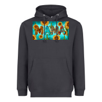 Smoke western mama with sunflowers and cactus Heavyweight Hoodie - RanaPortraitStore