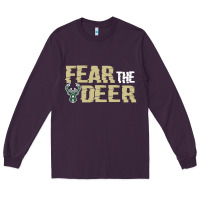 Plum fear the deer Long Sleeve Tee - artisFamous
