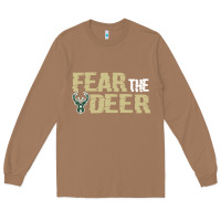 Toasted Coconut fear the deer Long Sleeve Tee - artisFamous