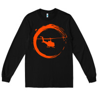 Black helicopter Long Sleeve Tee - artisFamous