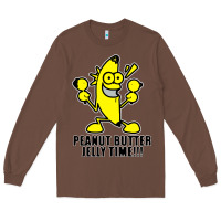 Chestnut peanut butter jelly time banana Long Sleeve Tee - artisFamous