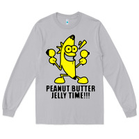 Moon Dust peanut butter jelly time banana Long Sleeve Tee - artisFamous