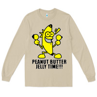 Mushroom peanut butter jelly time banana Long Sleeve Tee - artisFamous