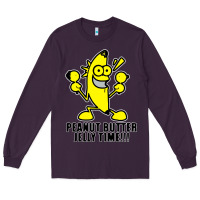Plum peanut butter jelly time banana Long Sleeve Tee - artisFamous