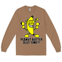 Toasted Coconut peanut butter jelly time banana Long Sleeve Tee - artisFamous