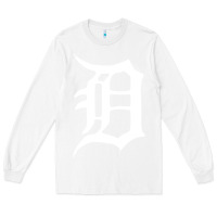 White detroit Long Sleeve Tee - artisFamous