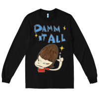 Black Damm It All Long Sleeve Tee - artisFamous