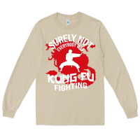 Mushroom surely not everybody was kung fu fighting Long Sleeve Tee - artisFamous