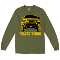 Army Green taco time Long Sleeve Tee - artisFamous