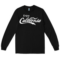 Black enjoy california Long Sleeve Tee - artisFamous