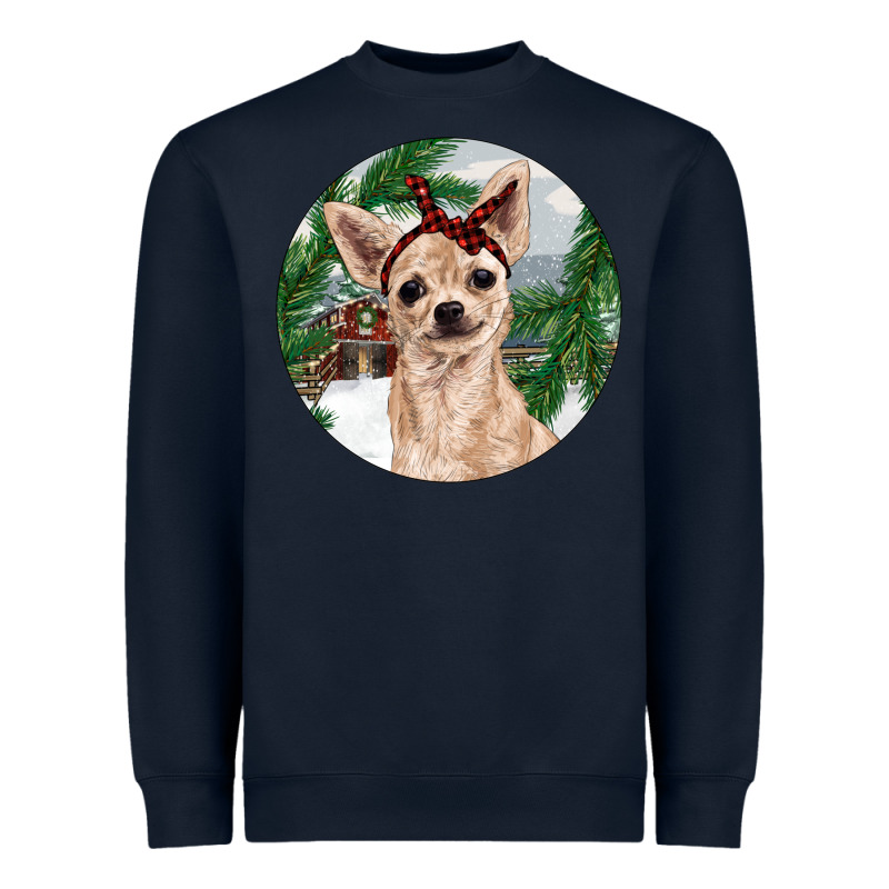 Chihuahua And Farm Heavyweight Sweatshirt by RanaPortraitStore | Teevron