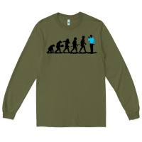Army Green evolution spock Long Sleeve Tee - artisFamous