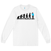 White evolution spock Long Sleeve Tee - artisFamous