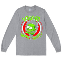 Heather Grey voodoo glow skulls Long Sleeve Tee - artisFamous
