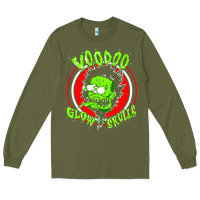 Army Green voodoo glow skulls Long Sleeve Tee - artisFamous