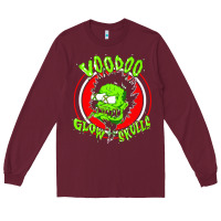 Burgundy voodoo glow skulls Long Sleeve Tee - artisFamous