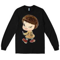 Black Little Yoshitomo Knives Long Sleeve Tee - artisFamous