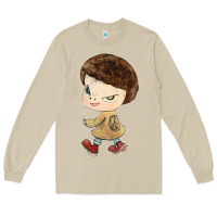 Mushroom Little Yoshitomo Knives Long Sleeve Tee - artisFamous