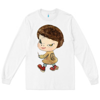White Little Yoshitomo Knives Long Sleeve Tee - artisFamous